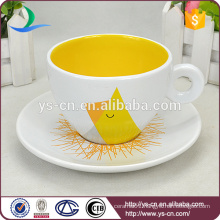 High-class colorful pretty Chinese Ceramic Coffee Cup With OEM Logo